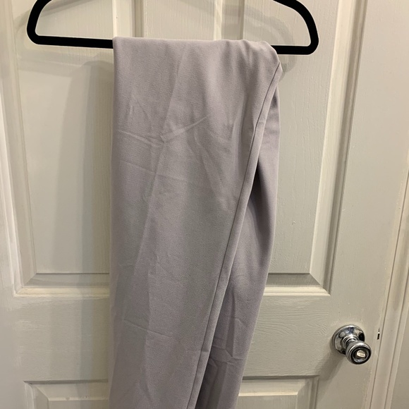 Missguided petite, grey wide leg pants with side tie - Picture 3 of 4